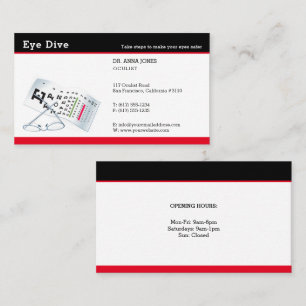 Oculist   Optican Business Card