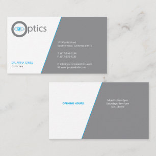 Oculist   Optican Business Card