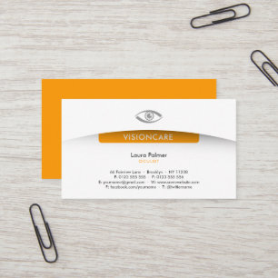 Oculist   Optican Professional Business Card