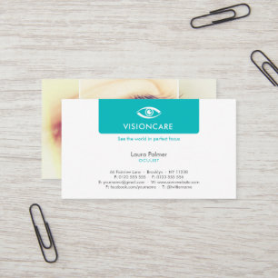 Oculist   Optican Professional Business Card