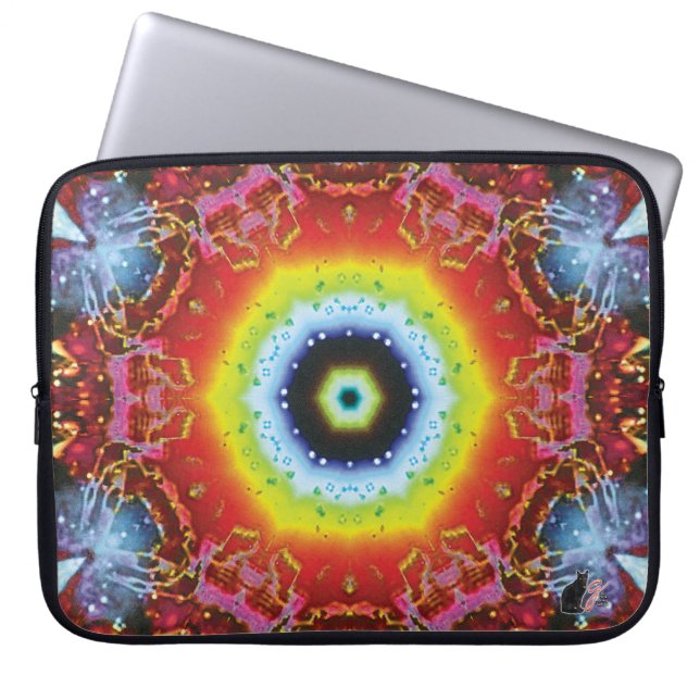 Oculus Kaleidoscope Laptop Sleeve (Front)