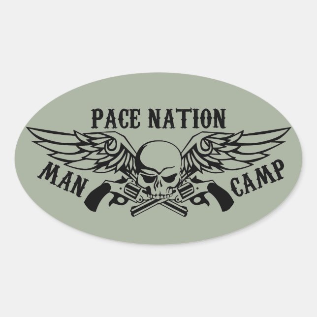 OD Man Camp Sticker (Front)