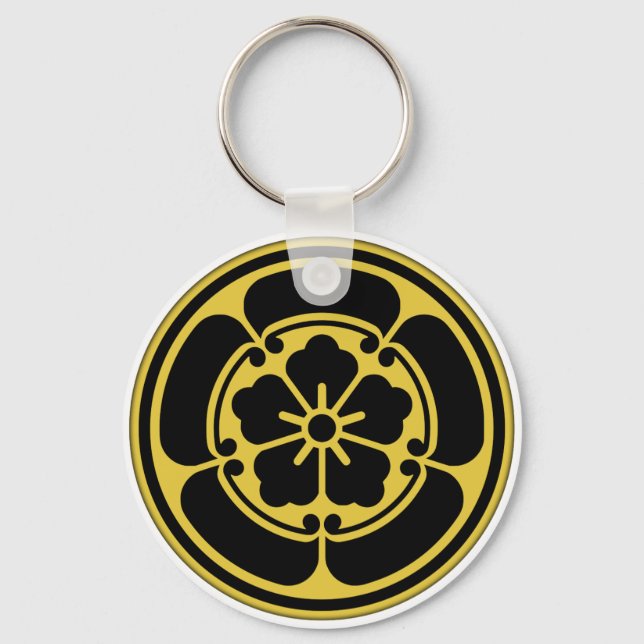 Oda Clan Kamon Key Ring (Front)
