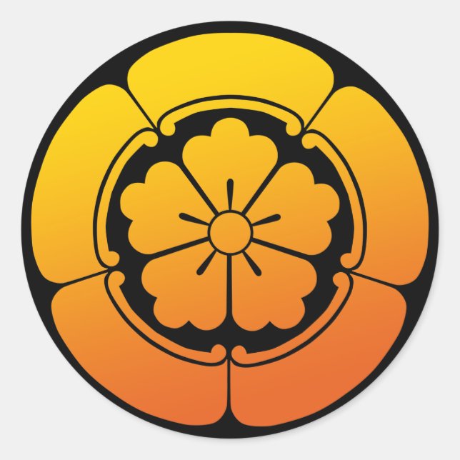 Oda Mokkou(YO) Classic Round Sticker (Front)