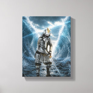 Oda Nobunaga Samurai Armour Water 8x10 Canvas Print