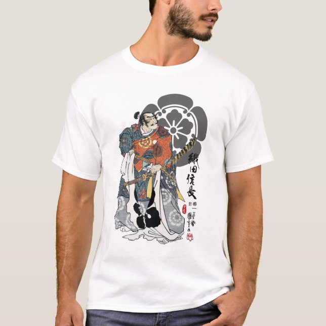 Oda Nobunaga Ukiyo-e T-Shirt (Front)