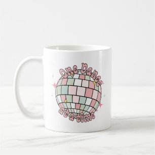 ODAAT One Dance At A Time Pink Pastel Disco Ball Coffee Mug