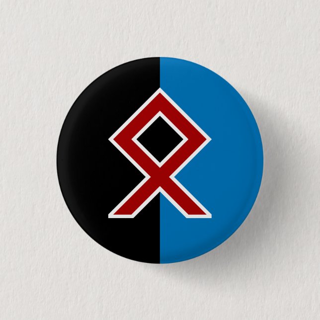 Odal Rune Badge - Life, Spirit, Soil & Sea (Front)