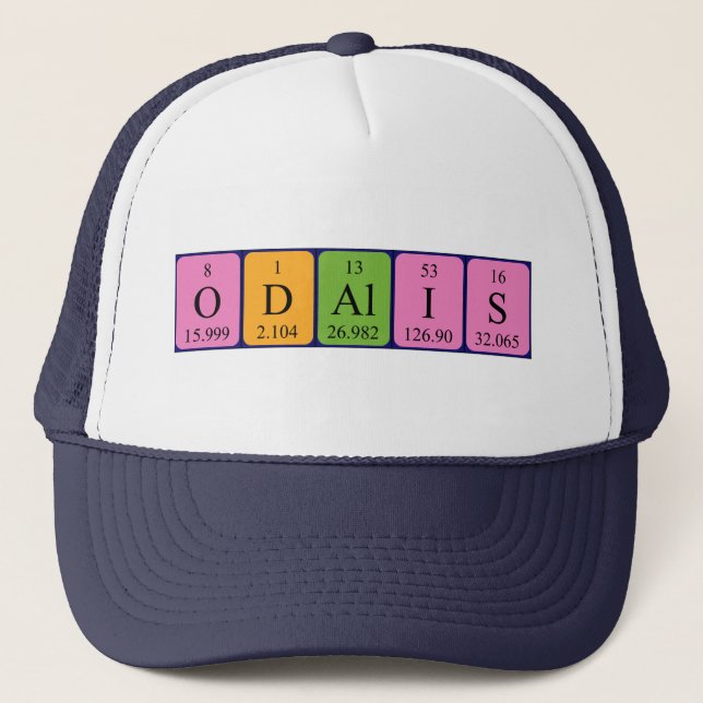 Odalis periodic table name hat (Front)