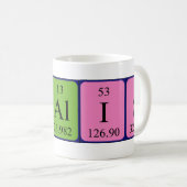 Odalis periodic table name mug (Front Right)
