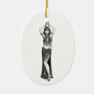 Odalisk Ceramic Tree Decoration