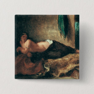Odalisque 15 Cm Square Badge