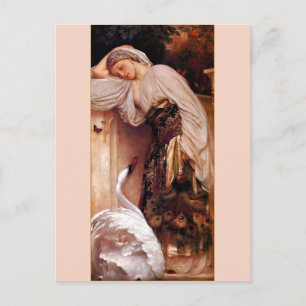 Odalisque 1862 By Lord Frederic Leighton Postcard