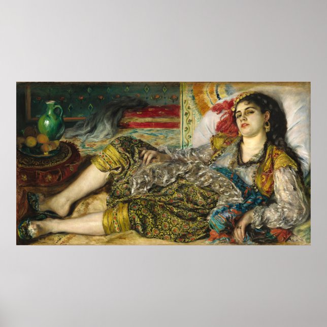 Odalisque - Auguste Renoir Fine Art Poster (Front)