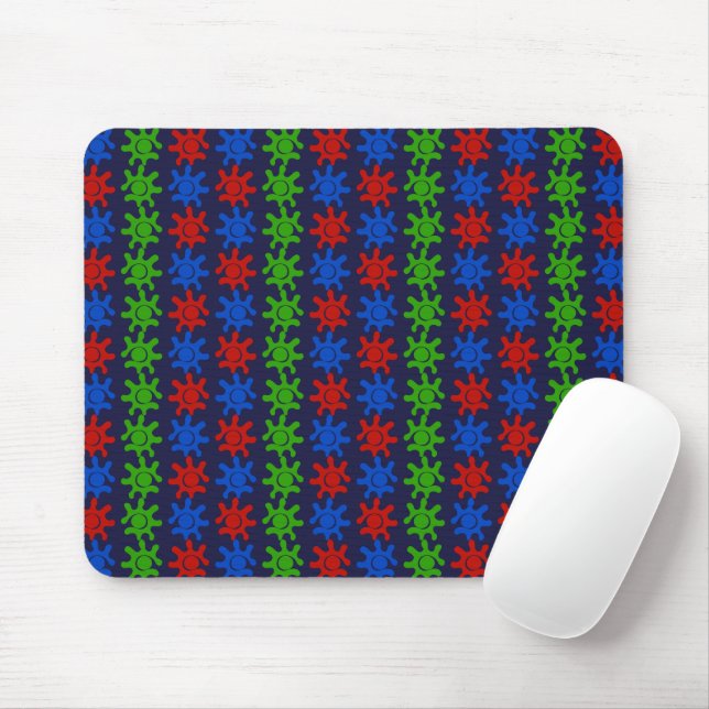 Odd Abstract Pattern Mousepad (With Mouse)