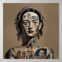 Odd Doll Surrealist AI image 009 P