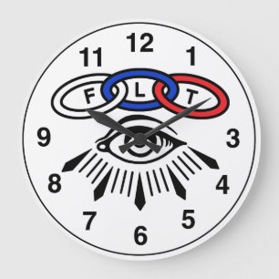 Odd Fellow Eye and Links Clock