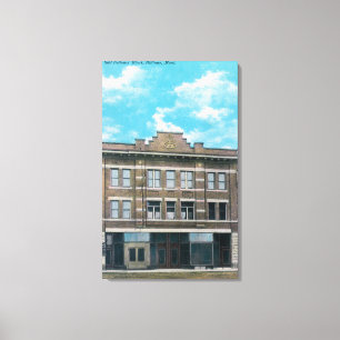Odd Fellows' Block ViewBillings, MT Canvas Print