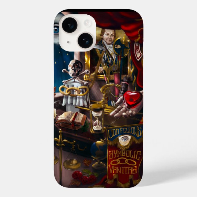 Odd Fellows Symbolic Vanitas Case-Mate iPhone Case (Back)