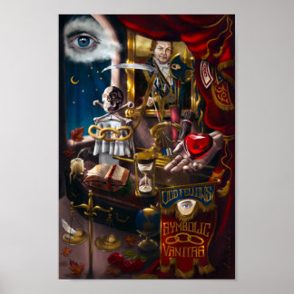 Odd Fellows Symbolic Vanitas Poster