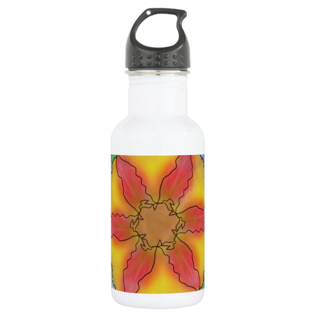 Odd Flower 532 Ml Water Bottle (Front)