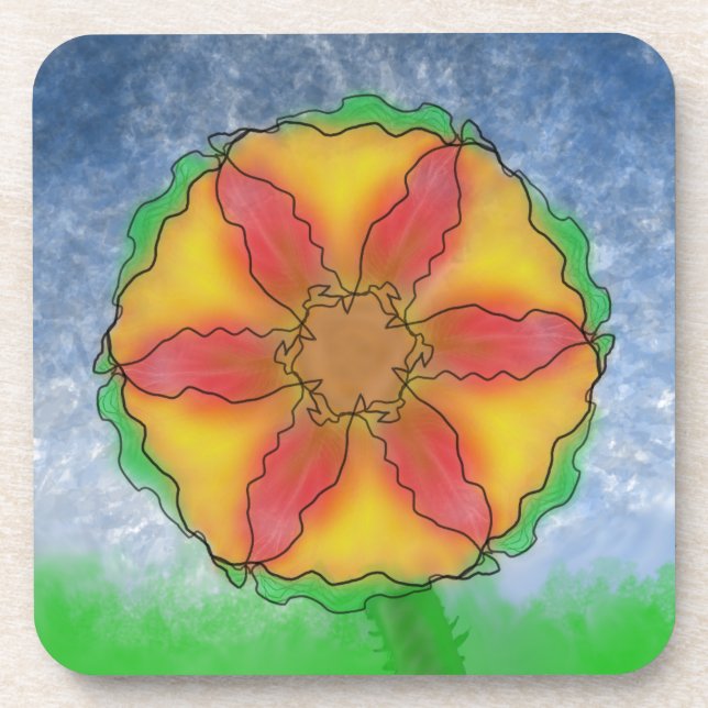 Odd Flower Coaster (Front)