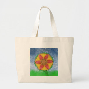 Odd Flower Large Tote Bag