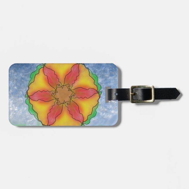 Odd Flower Luggage Tag (Front Horizontal)