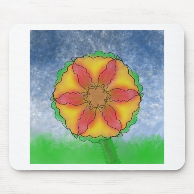 Odd Flower Mouse Mat (Front)