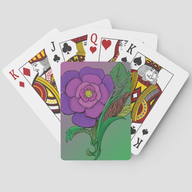 Odd Flower Playing Cards (Back)