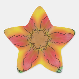 Odd Flower Star Sticker