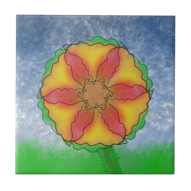 Odd Flower Tile (Front)