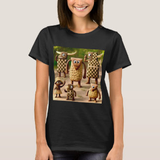 Odd Friends – Forest Chequered & Dots Clan Poster T-Shirt