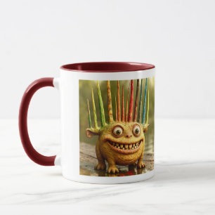 Odd Friends – Rainbow Spikes Monster Poster Mug
