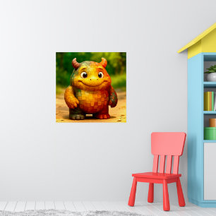 Odd Friends – Rainbow Tile Monster Poster