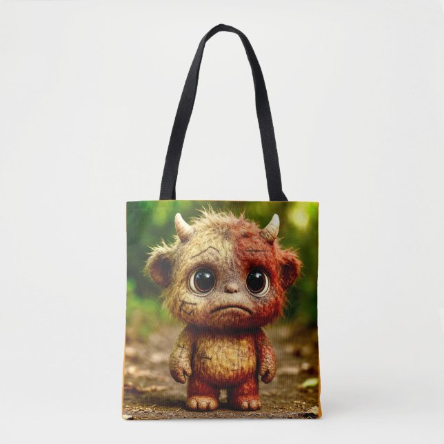 Odd Friends – Sad Baby Demon Poster Tote Bag (Front)