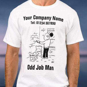 Odd Job Man Cartoon T-Shirt