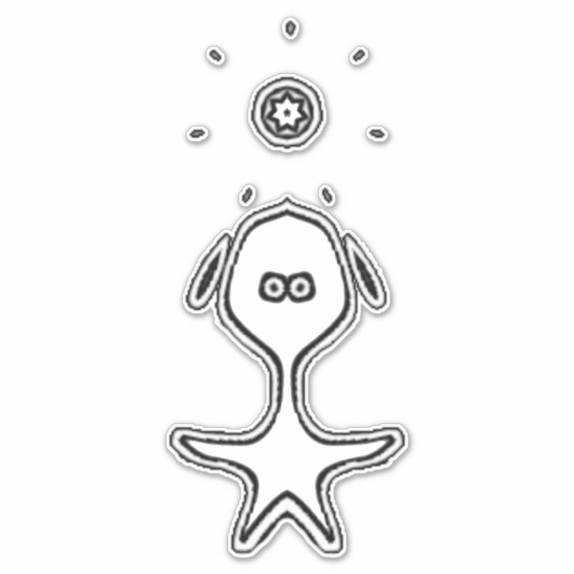 Odd Little Fella (Transparent) Weird Cartoon Type (Front)