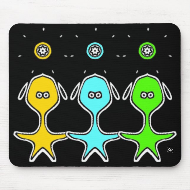 Odd Little Fellas Mouse Mat (Front)