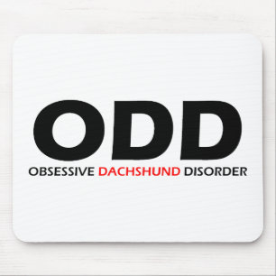 ODD - Obsessive Dachshund Disorder Mouse Mat