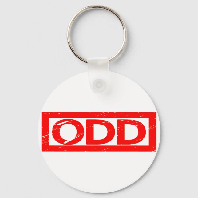 Odd Stamp Key Ring (Front)