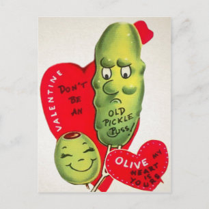 Odd Vintage Valentines Postcard