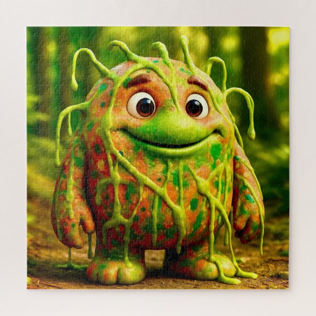OddFriends – Gooey Green Monster Poster Jigsaw Puzzle (Vertical)