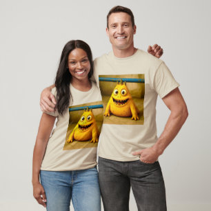 OddFriends – Happy Yellow Monster Poster T-Shirt