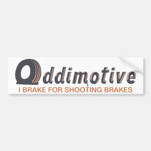Oddimotive Shooting Brake Bumper Sticker
