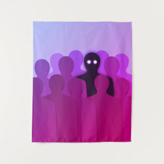 Oddity Surreal Pink Aesthetic Weirdo Tapestry