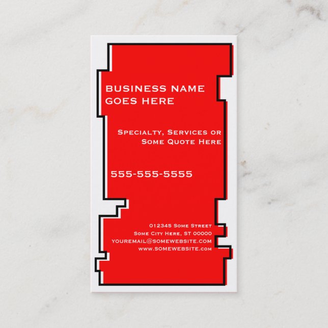 oddRex drums Business Card (Front)
