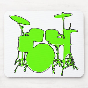 oddRex drums Mouse Mat