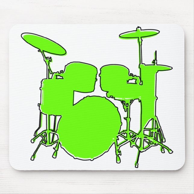 oddRex drums Mouse Mat (Front)