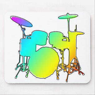 oddRex drums Mouse Mat